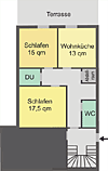 Grundriss Ferienwohnung I